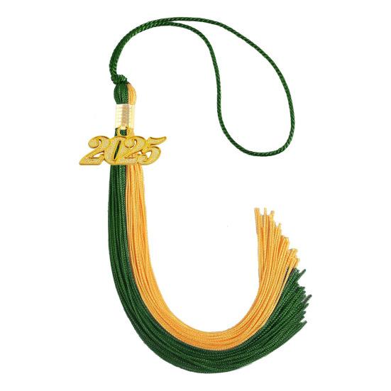 Выпускная кисточка 2025 года 9-дюймовая кисточка с подвеской 2025 года Стандартная кисточка Памятный подарок для выпускных церемоний Фотографии