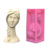 Silicone Ornament Moulds Silicone Vase Molds Flower Girl Shape Flexible Crafting Moulds Silicone Texture Craft Moulds