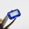 5.20 Ct Natural Blue Tanzanite CERTIFIED Loose Gemstone Emerald Cut P-1388-h