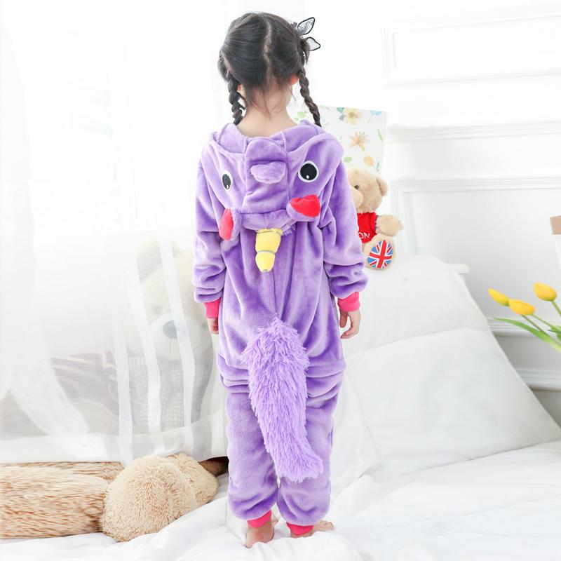 Kigurumi Onesie Kids Unicorn Pajamas For Children Animal Cartoon Sleepers Baby Costume Winter Girls Licorne Jumspuit