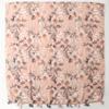 Four Seasons Soft Cotton And Hemp Texture Silk Scarf Women'S Word Pattern Pink Grey Flower Tassel Travel Shawl