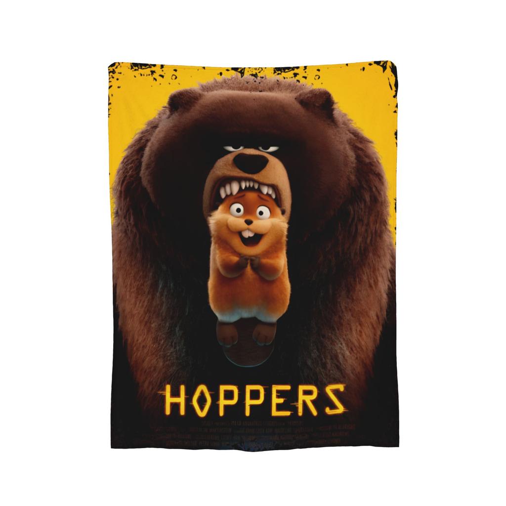 Cartoon Movie Hoppers blanket Cover Flannel Soft Throw blanket for Car Sofa Couch Bedroom Quilt