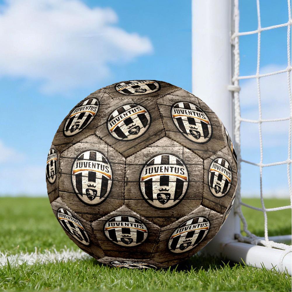 Football Team Crest Printed Size 5 Soccer Balls, High-Quality, Anti-Slip, Protective Football, A Unique Gift , Birthdays, Christmas Gifts