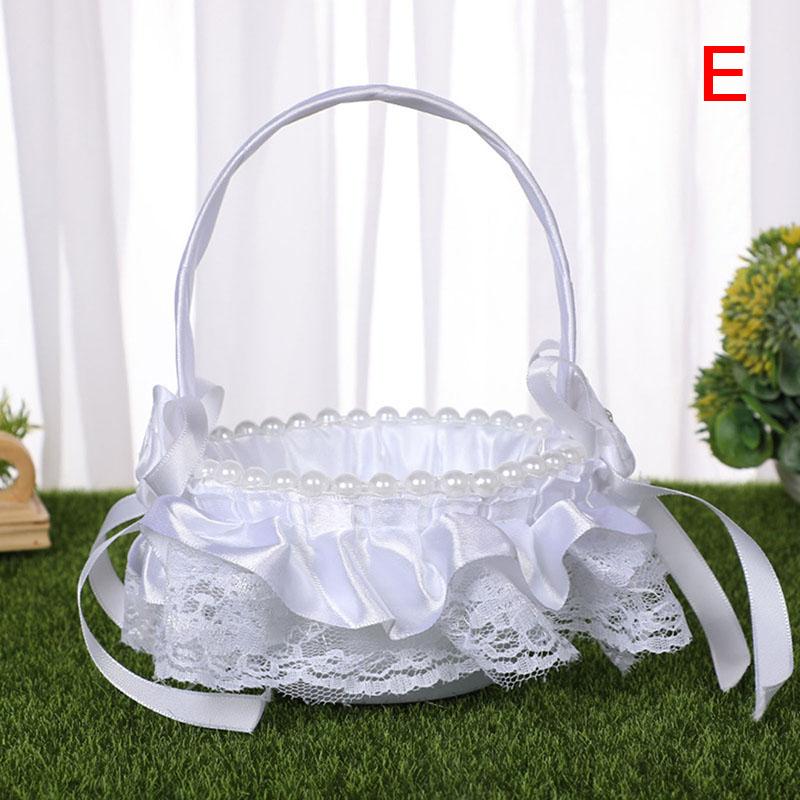 6 стилей, белый романтический бант, мешковина, свадебная церемония, вечеринка, корзина с розами