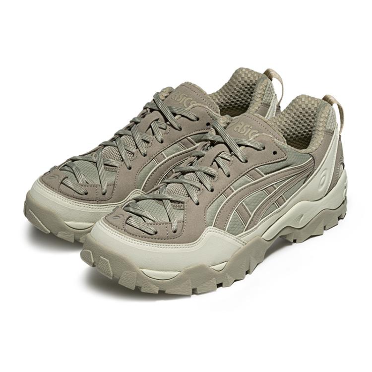Asics Кроссовки GEL PICKAX Низкие Повседневные Унисекс Серый Зеленый 1203A867-300