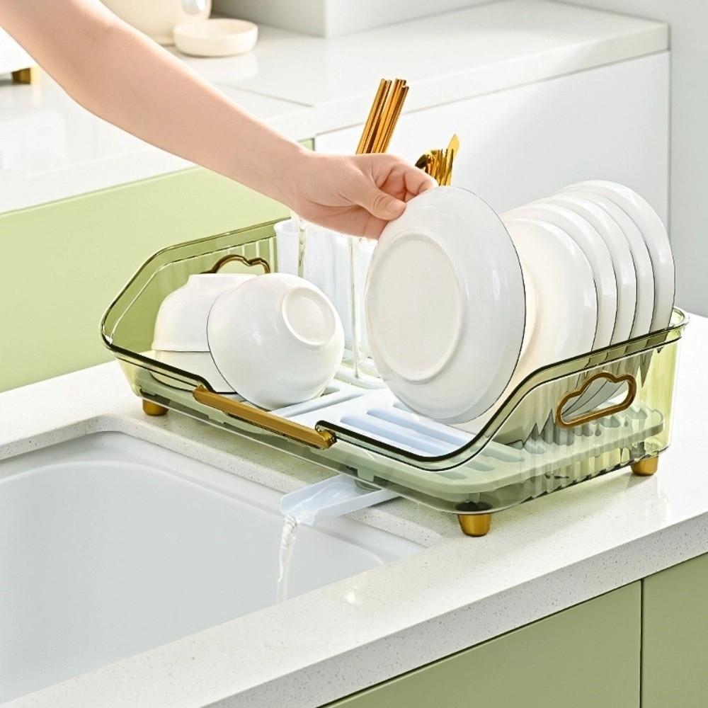 Chopstick Basket Tube Kitchen Bowl Plate Rack Tableware Storage Multifunctional Bowl Storage Shelf Cutlery Drainer
