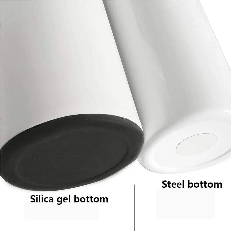 Сделай сам Сублимационный охладитель для банок 12 унций Тамблеры Тонкий Прямой Изолятор для банок Заготовка Тонкий Двустенный Вакуумный охладитель из нержавеющей стали DIY Подарок CCJ2103