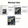 Gold Saints 2D Flat Pattern Flannel Blanket High quality All Seasons Warmth and Comfort Perfect for Christmas Gifts.MMT0918564