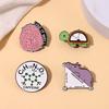 Geometric Formula Enamel Pin Color Paint Cartoon Animal Lapel Badge Decoration