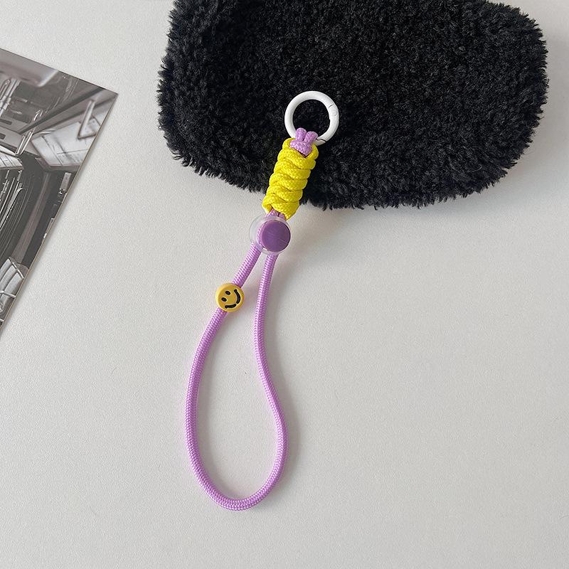 Fashion Keyring Creative Braided Lanyard Keychain For Phone Case Women Anti Lost Knot Rope Strap Car Key Chains Diy Accessories