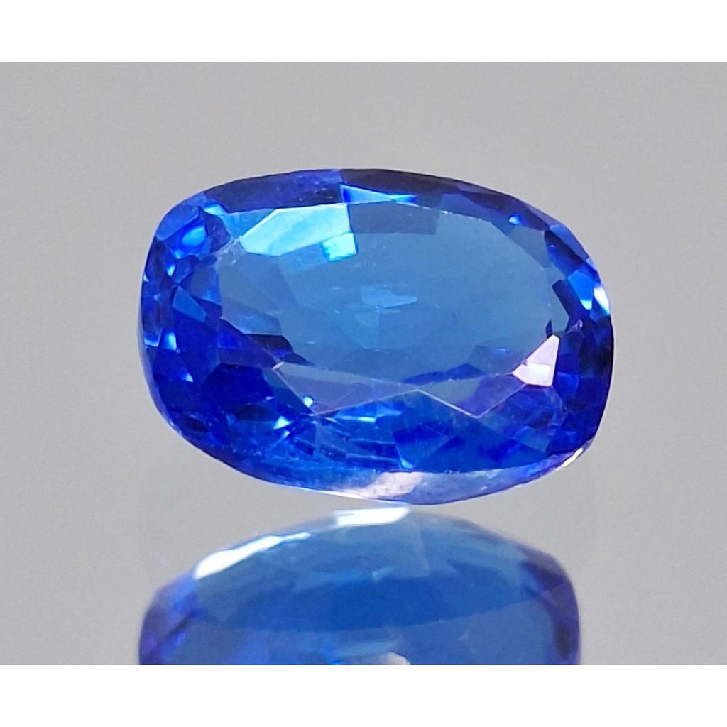 4-6 Ct Natural Royal Blue Sapphire Cushion Cut Fabulous Certified Gemstone