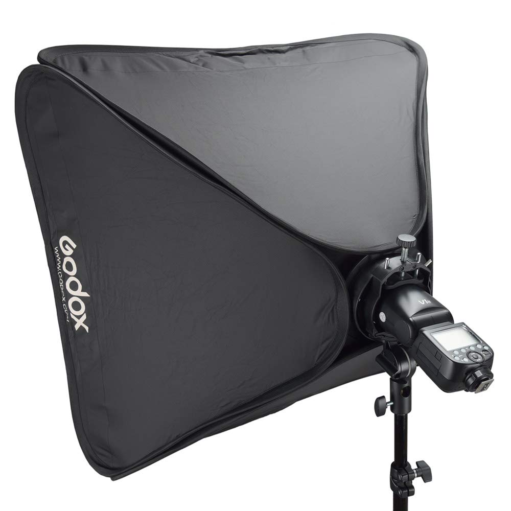 Godox Foldable Softbox with Godox S2 Flash Stand Equipped Bowens Stand for Flash Photography 32x32inch/80x80cm S-Type (SGUV8080) [Used]
