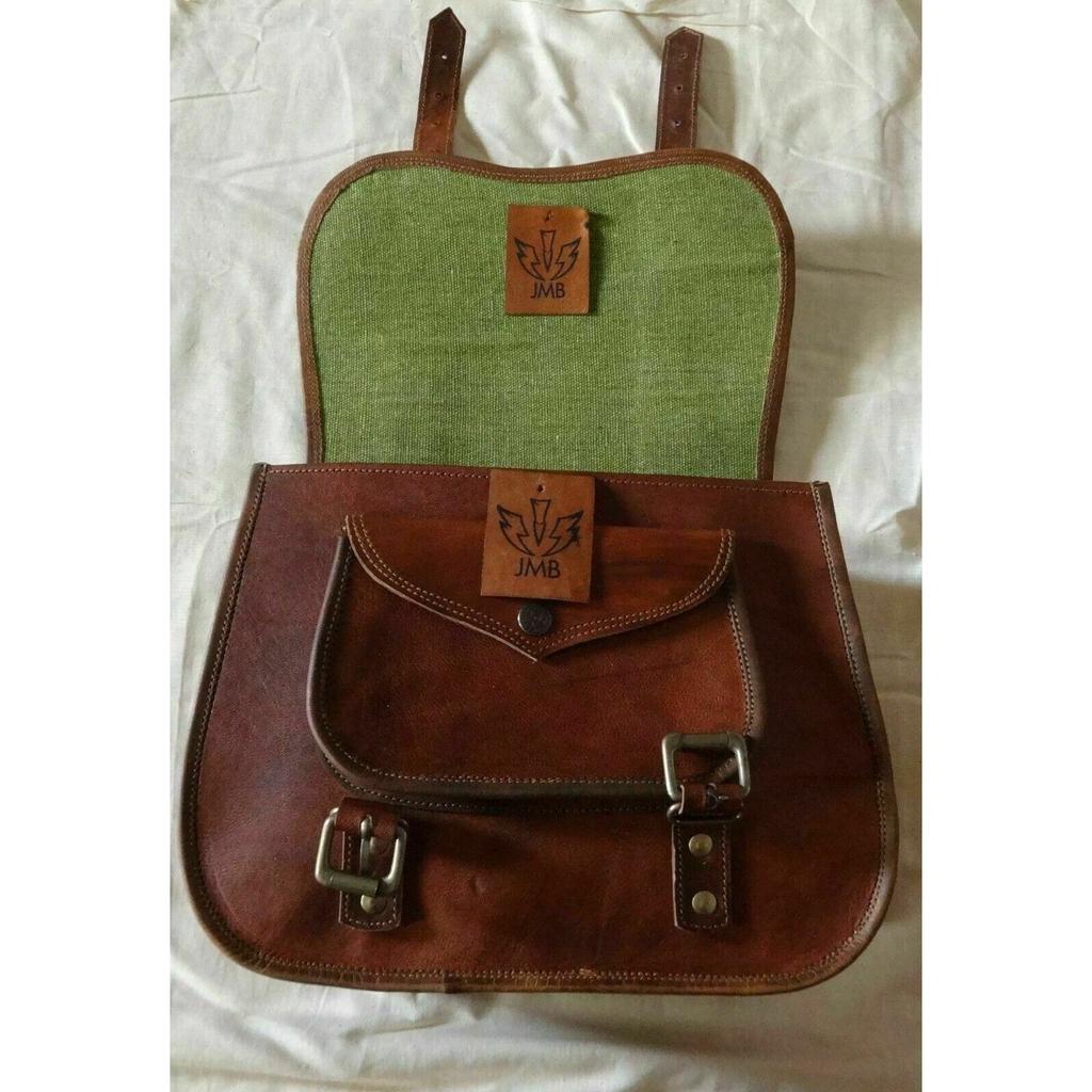 Perfect Bag Leather Pouch Bags Saddle Bag Goat Leather Side Motorcycle Almost