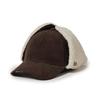 New Era Кепка 9FORTY с ушками собаки 15137034 NER37C6272 Темно-коричневая 9FORTY с ушками собаки Вельветовая 8W Вельветовая Однотонная Шапка Бесплатно Мужская Женская