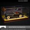 1/24 Mercedes-Benz 500K Модель автомобиля из легкого сплава со звуком и светом: Классический ретро-украшение с откидной крышкой, подарочная коробка к празднику середины осени