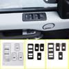 4Pcs/Set Car Window Glasses Lift Switch Button Frame Cover Trim Fit For Land Rover Discovery 5 LR5 L462 2017-20 Auto Accessories