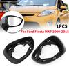 Для Ford Fiesta MK7 2009 2010-2017 Автомобильный козырек от дождя на зеркало заднего вида Защитная крышка Рамка от дождя Запасная часть зеркала ABS