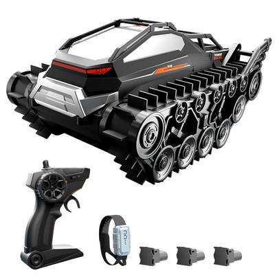 Радиоуправляемый трюковой автомобиль, 2,4 ГГц, амфибийный бронированный вездеход, наземная и водный игрушка с 3