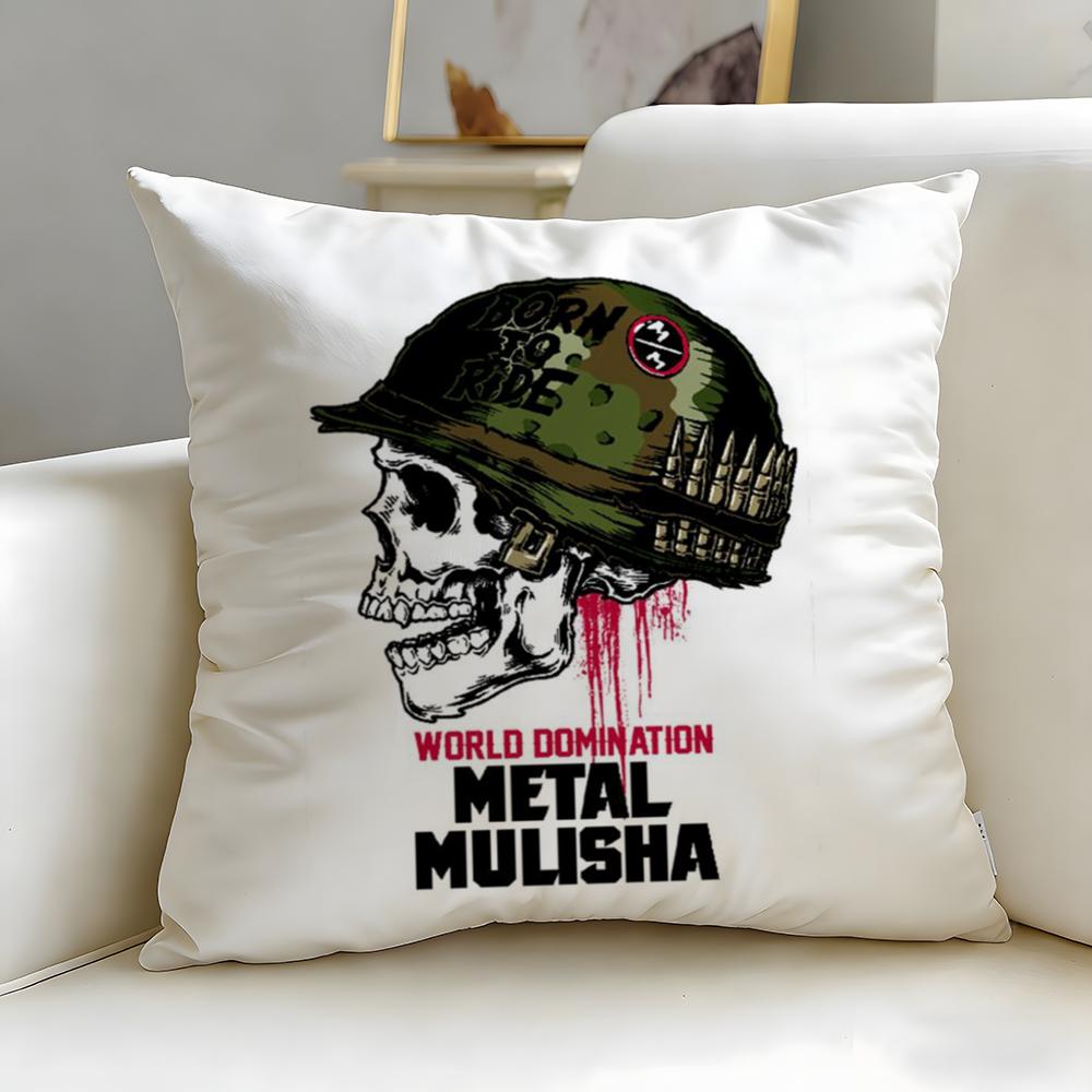 Классический бренд Metal Mulisha Наволочка Мягкая Легко стирается Подушка Универсальная для Дивана Кровати Путешествий и Офиса