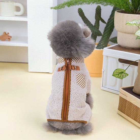 Yousheng Pet Clothes Удобный зимний комбинезон для собак с застежкой-молнией, удобный комбинезон для кошек, товары для животных
