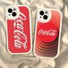 Логотип C-Coca C-Cola Модный Кожаный Чехол для Телефона IPhone 16 15 14 16E 13 12 11 Pro Max Plus