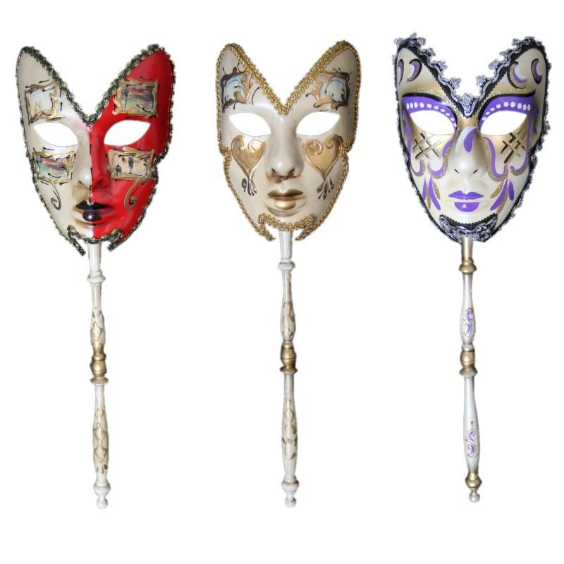 Venice Mask Adults Kids Full Face Detachable Masquerade Carnival Party DIY Costume Accessory
