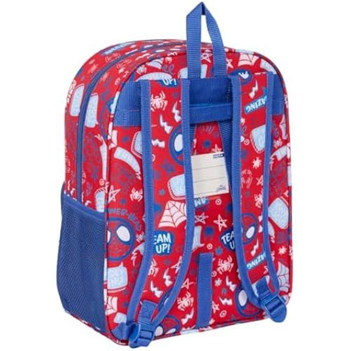 Sac à dos enfant - SAFTA - Spiderman - Adaptable au chariot - Nettoyage facile - Mixte