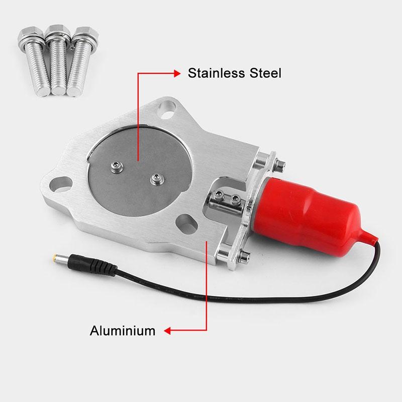 Электрический выхлопной клапан премиум-качества 2,5"/3" с мотором клапана с дистанционным управлением для универсальной установки