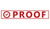 Printtoo Резиновый штамп Proof Self Inking Stamp с предварительно нанесенной краской, офисный штамп - канцелярские принадлежности для домашнего офиса, черный - 42 x 9