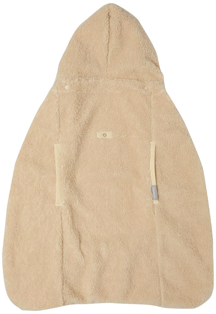BABYHOPPER Зимняя накидка из овчины с боа, цвет вне белого, CKBH060200
