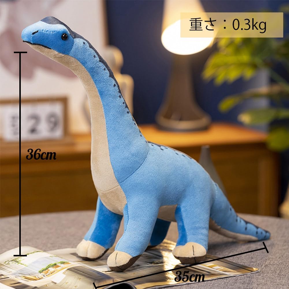 REDICE Extra Large Dinosaur Plush Toy - Soft to the Touch - Brachiosaurus Stuffed Animal - Jurassic Period - Realistic Toy - 2150cm - Doll - Gift -