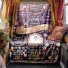 Royal 50Th Celebration Gift Blanket Comfortable Texture Versatile For Sofa Couch Office Bed Picnics Four Seasons Multipurpose Versatile Accessory