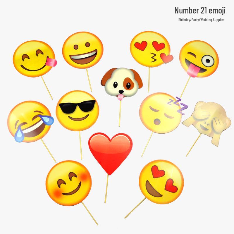 Goofy Paper Mustache Photo Props for Weddings & Parties