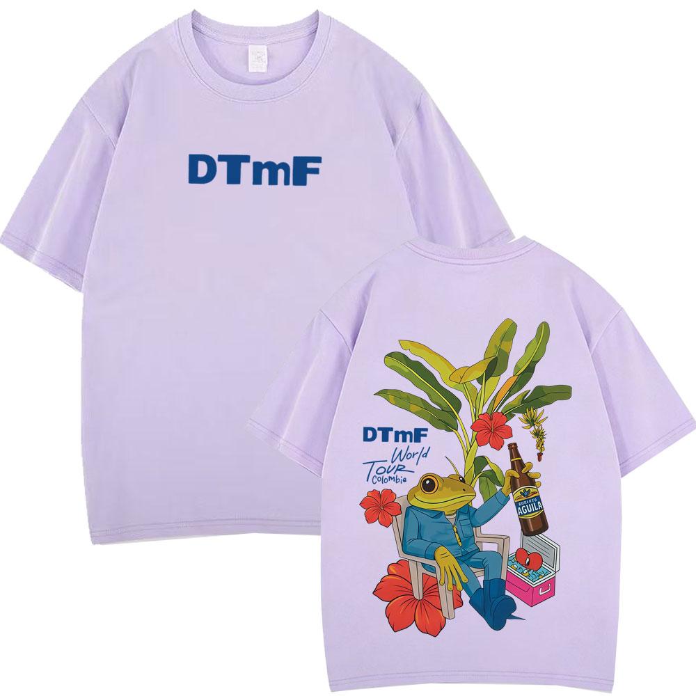 Рэпер Bad Bunny Деби Тирар Мас Фотос DTMF World Tour Футболки Мужские Женские Винтажная Футболка Хип-Хоп Высокое Качество Свободные Футболки