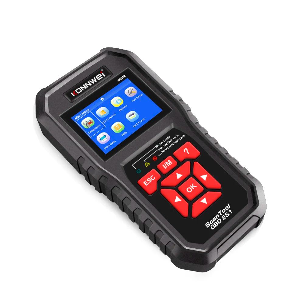 KONNWEI KW850 OBD2 Car Diagnostic Scanner Tools OBD 2 Diagnostic Tool Check Engine Automotive Car Scanner Code Reader