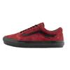 Skate Old Skool Hairy Suede - бордово-красные кроссовки унисекс, черные VN0A2Z32KGD