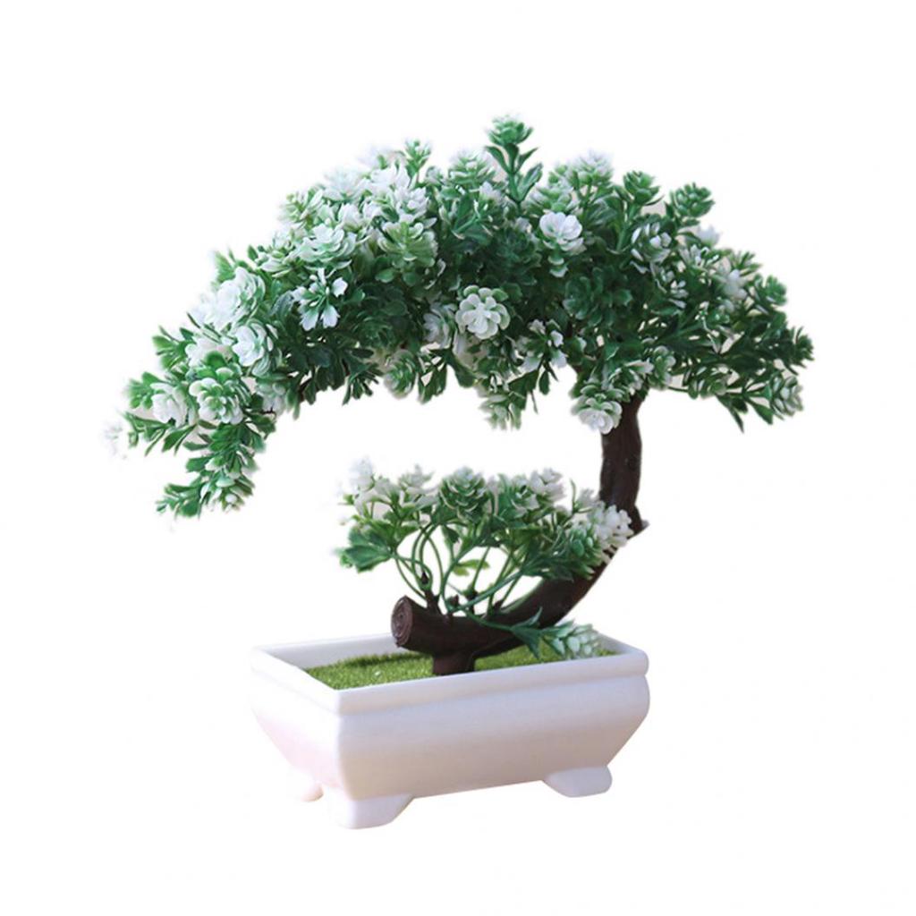 Simulation Fake Potted Bonsai Tree Artificial Plant Desk Ornament Home Decor