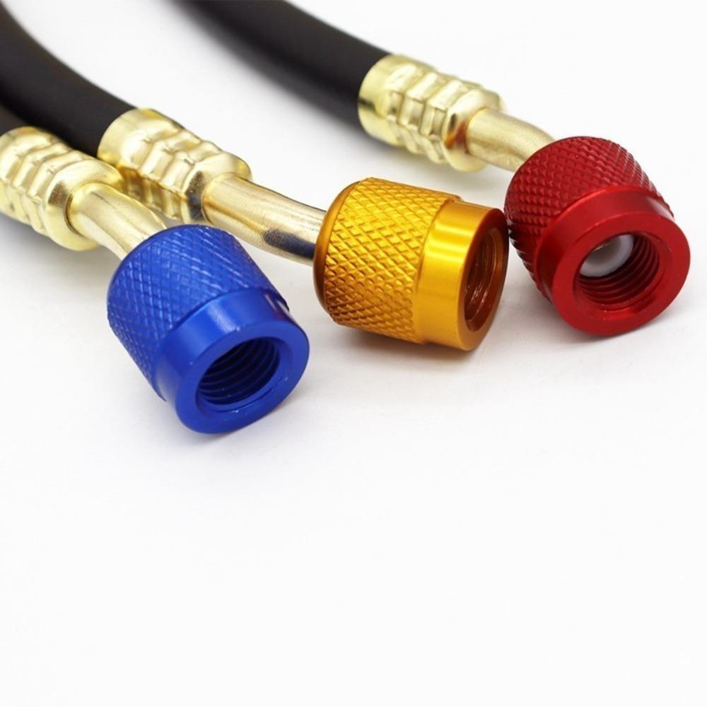 1/4 Inch SAE AC Refrigerant Charging Hoses Freon Charging Hose Set Commercial Refrigeration