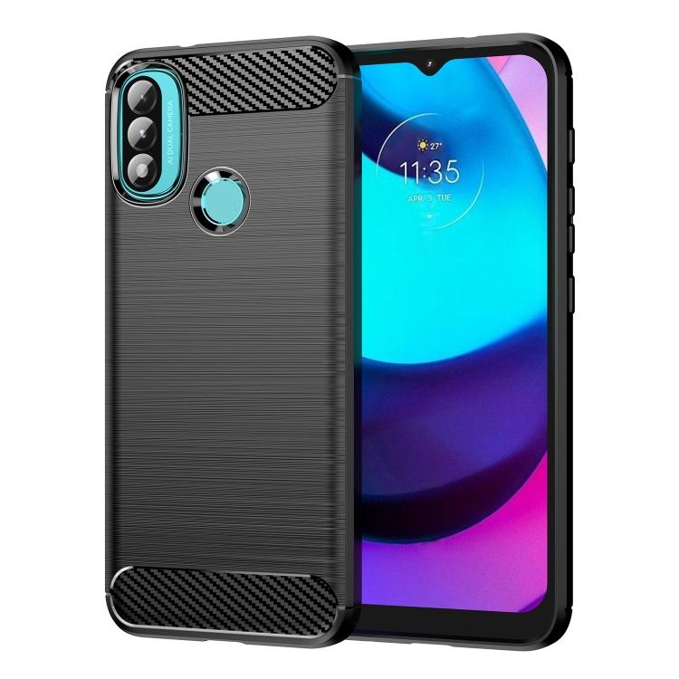 Для Lenovo K14 Чехол для телефона из ТПУ с текстурой под карбон