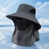 Leisure Face Covering Fishing Hat Big Eaves Insect Proof Cap New Sunshade Hat  Summer