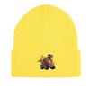Dinosaur Monster Truck Warm Knit Hat Beanie, Animal Man Cap Elastic Lightweight Hip Hop Bobble Hat Knitted Cap Beanie