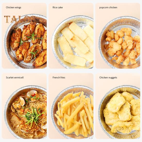 10 шт., жаропрочная форма для выпечки, одноразовая, полезная, безопасная для морозильной камеры, фольга для барбекю