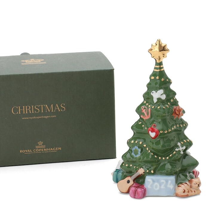 Коллекция Royal Copenhagen Ежегодная фигурка Рождественская елка 2024 Коллекционные предметы 1073783(1252105) [Элемент]