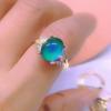 Temperature Control Color Changing Color Ring Moon Stone Color Changing Mood Ring  Couples