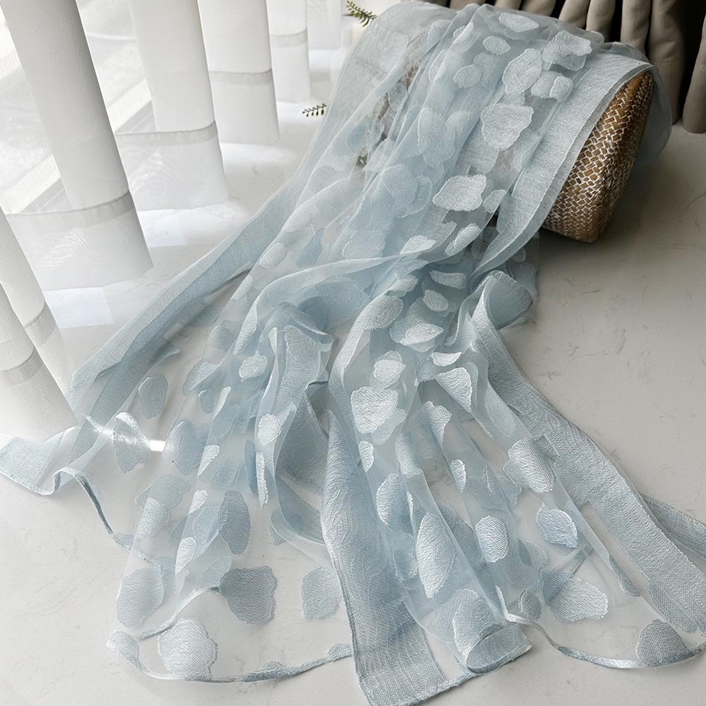 Gradient Color Block Bamboo Yarn Scarf for Women - Japanese Korean Mori Girl Style, Autumn Winter Cotton Linen Flax Shawl