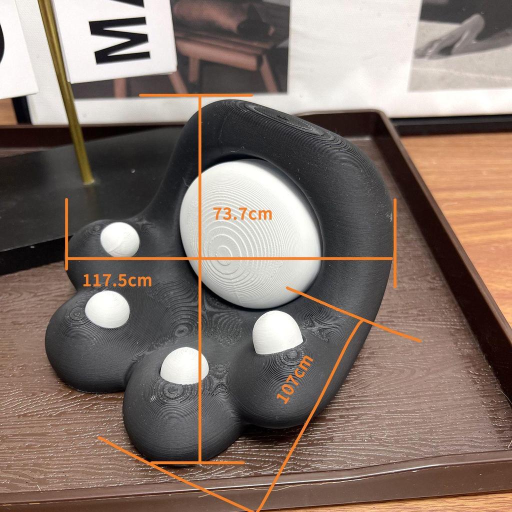 Держатель для телефона в виде кошачьей лапки: 3D-печать, Двойное использование, Милая подставка для вертикального/горизонтального просмотра - Идеально для запойного просмотра