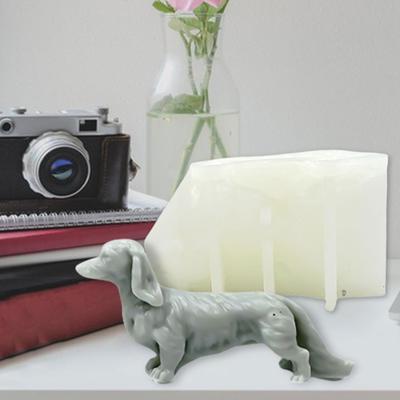 Силиконовые формы для свечей в форме собаки для мыла, свечей, гипсовых украшений, гипсовых силиконовых форм, силиконовых форм для помадки