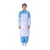 Blue & White Anti-Static Dust-Free Protective Apron for Food Workshops