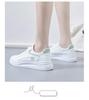 Women's 2024 New Spring Thick-Soled White Sneakers, Perfect for Sports and Casual Wear