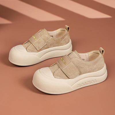 Женские туфли большого размера на толстой подошве с липучкой (Размер 41-43) - Новый стиль 2025 г.